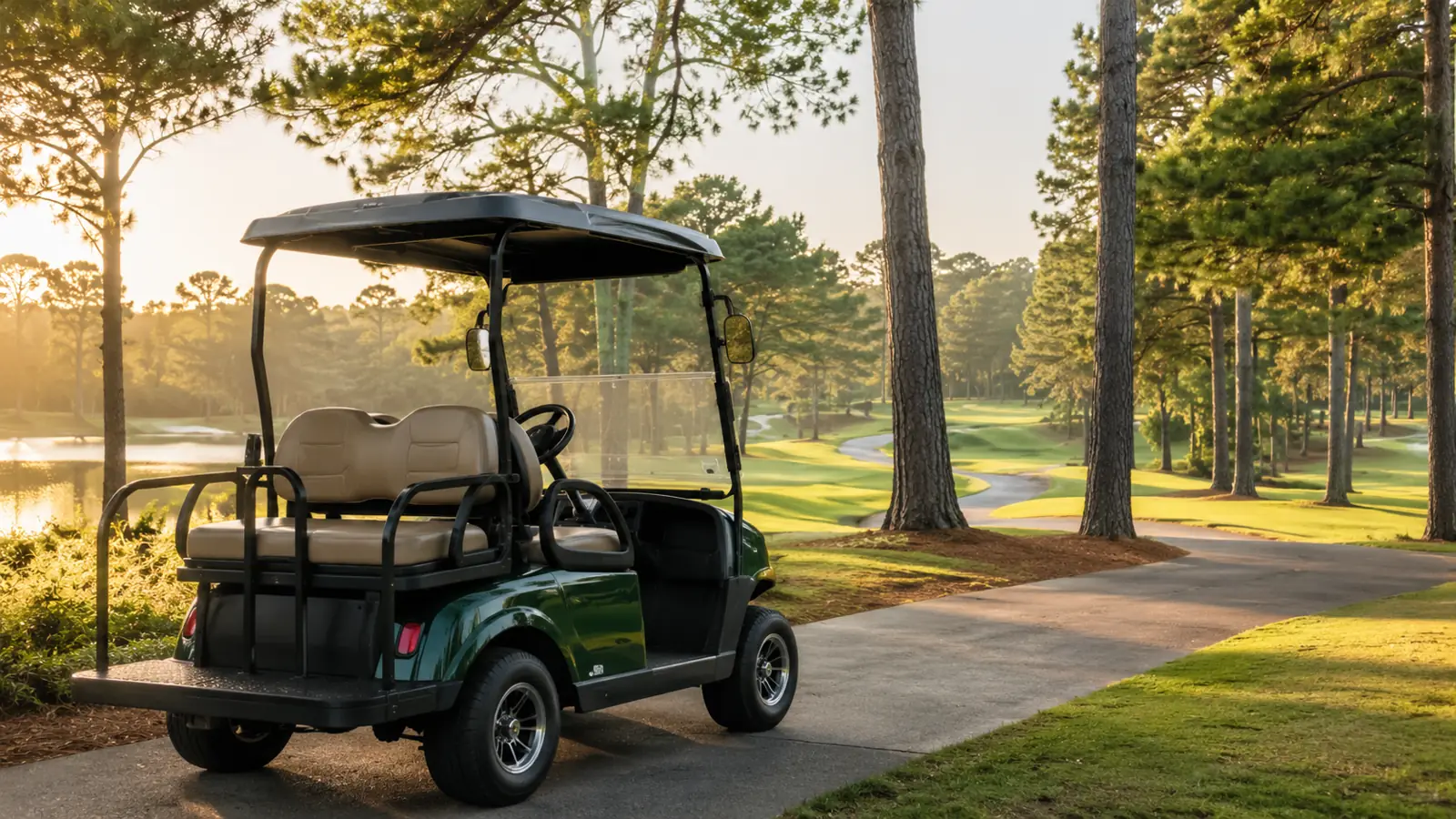 Comment choisir son télémètre de golf ? 2 Practice de golf au lever du soleil