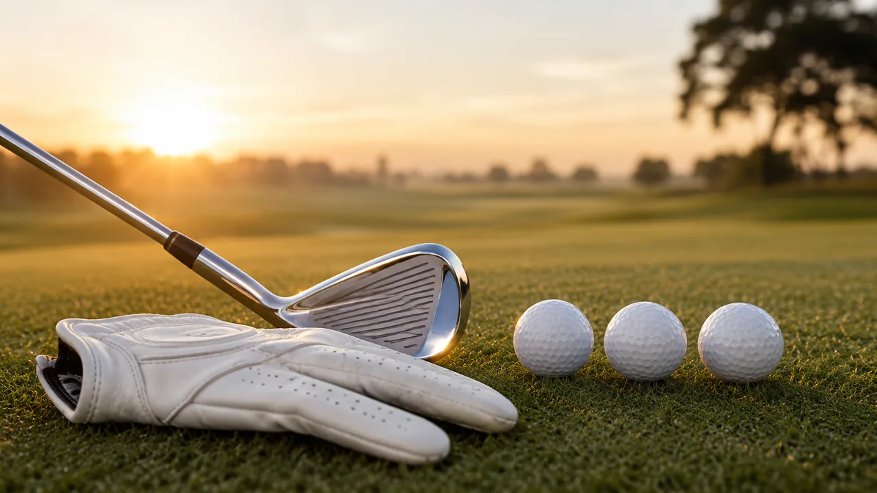 Golf à l'île de La Réunion : parcours, nature et conseils de voyage 2 Scène de golf au lever du soleil